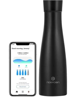 Brand new 🌟 Noerden LIZ 480ml Smart UV Thermal Bottle Black ⌛ -Fitbit Shop unnamed file 1069