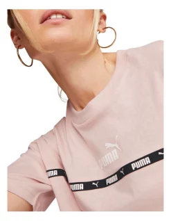 Hot Sale ⌛ PUMA Power Tape Tee In Rose 🔥 -Fitbit Shop unnamed file 1075