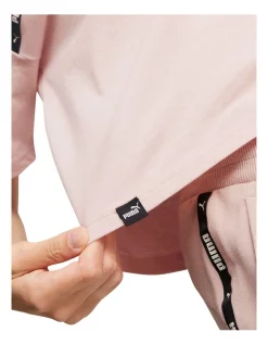 Hot Sale ⌛ PUMA Power Tape Tee In Rose 🔥 -Fitbit Shop unnamed file 1076