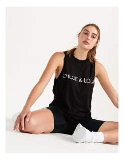 Coupon 🎁 Chloe & Lola Bamboo Racerback Tank Black 🥰