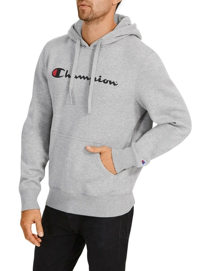 Cheap π€© Champion Script Hoodie Grey Marle π 2 Cheap π€© Champion Script Hoodie Grey Marle π - Image 2