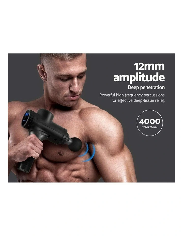 New ๐ Everfit Black Electric Massage Gun โค๏ธ 4 New ๐ Everfit Black Electric Massage Gun โค๏ธ - Image 4