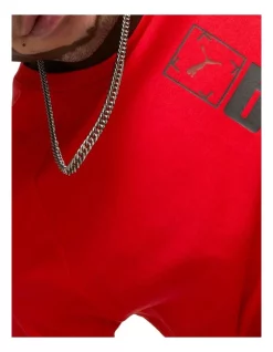 Best Sale 🥰 Puma Graphic Tee In Burnt Red 🌟 -Fitbit Shop unnamed file 1169