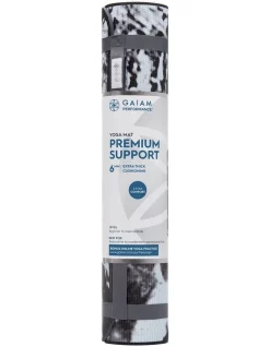 Wholesale π Gaiam Premium Support 6mm Yoga Mat Marble β€οΈ
