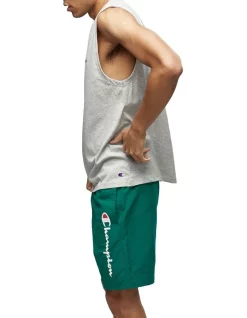 Top 10 👍 Champion Script Muscle Tank In Oxford Heather 😉 -Fitbit Shop unnamed file 1200