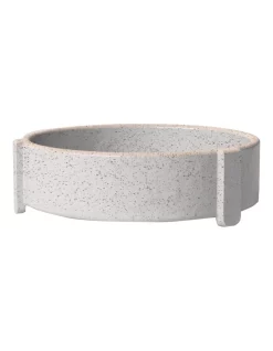 Outlet ❤️ Robert Gordon X MoVida Footed Bowl Small 15x4.5cm In White Speckle 👏