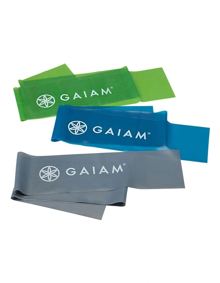 Deals ❤️ Gaiam Set Of 3 Strength And Flexibility Rubber Resistance Bands Kit ✔️ 2 Deals ❤️ Gaiam Set Of 3 Strength And Flexibility Rubber Resistance Bands Kit ✔️ - Image 2