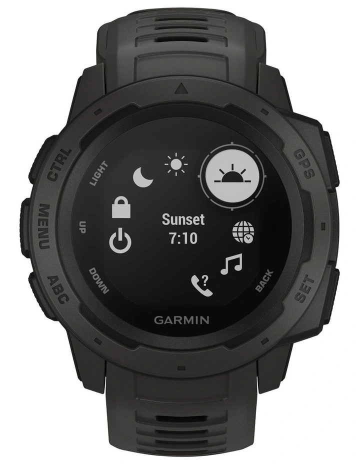 Flash Sale π Garmin Instinct Graphite Smart β Watch With GPS 𧨠4 Flash Sale π Garmin Instinct Graphite Smart β Watch With GPS 𧨠- Image 4