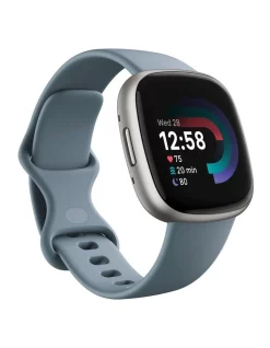 Brand new 🔔 Fitbit Versa 4 In Waterfall Blue/Platinum 🔔