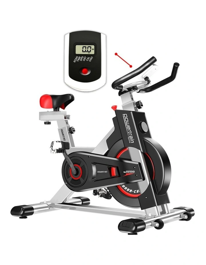 Budget π PowerTrain Flywheel Spin Exercise Bike Silver π 3 Budget π PowerTrain Flywheel Spin Exercise Bike Silver π - Image 3