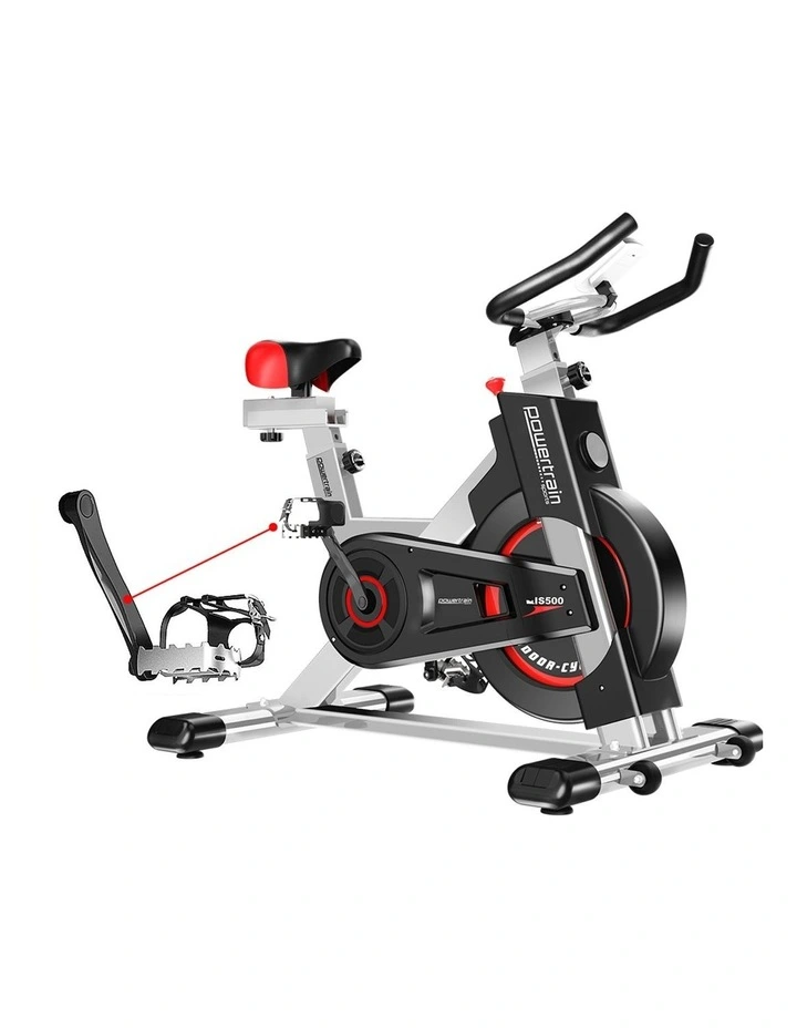 Budget π PowerTrain Flywheel Spin Exercise Bike Silver π 6 Budget π PowerTrain Flywheel Spin Exercise Bike Silver π - Image 6