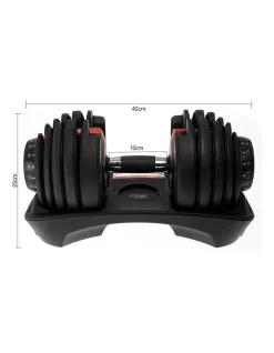 Hot Sale 😍 Powertrain Adjustable Dumbbells Set Home Gym Exercise Free Weights 48kg ⭐ -Fitbit Shop unnamed file 1359