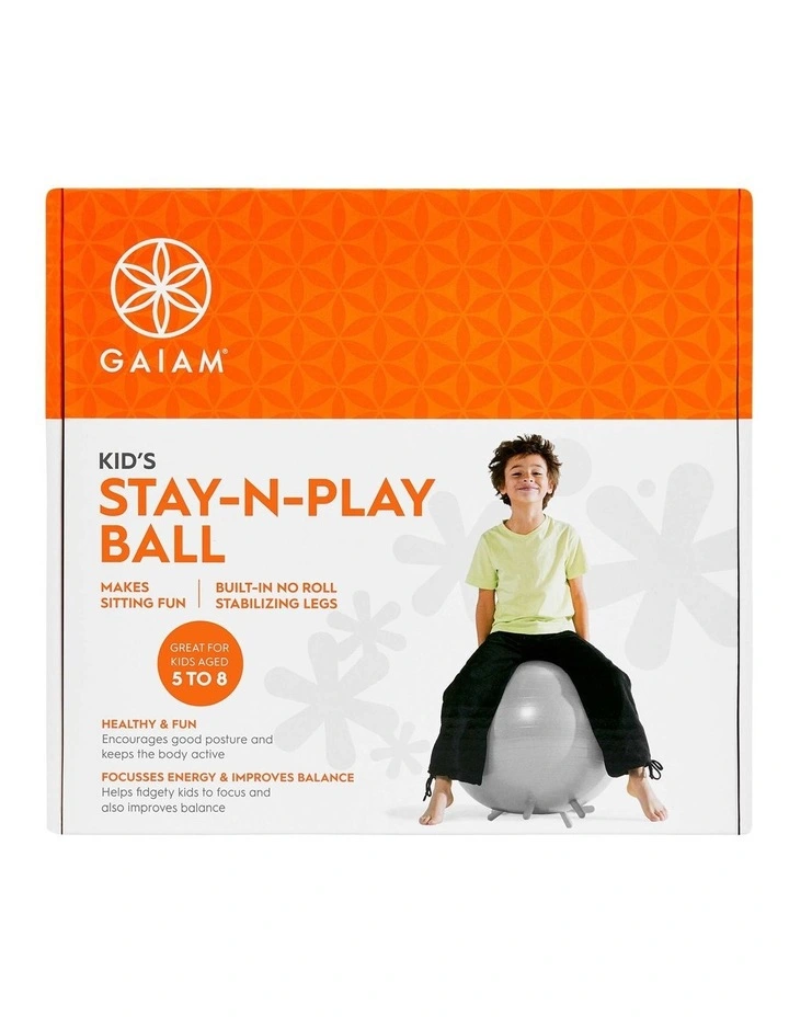 Best Sale π Gaiam Kids Stay-N-Play Balance Ball Kids Grey π 7 Best Sale π Gaiam Kids Stay-N-Play Balance Ball Kids Grey π - Image 7