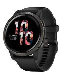 Best Sale 😉 Garmin Venu 2 Fitness Smartwatch (45mm) Black/Slate 👏