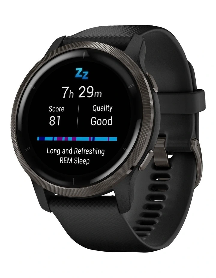 Best Sale 😉 Garmin Venu 2 Fitness Smartwatch (45mm) Black/Slate 👏 2 Best Sale 😉 Garmin Venu 2 Fitness Smartwatch (45mm) Black/Slate 👏 - Image 2