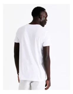 Outlet 👍 Emma Stenhouse X Blaq Blue MountaIn Placement Print Tee In White ❤️ -Fitbit Shop unnamed file 158