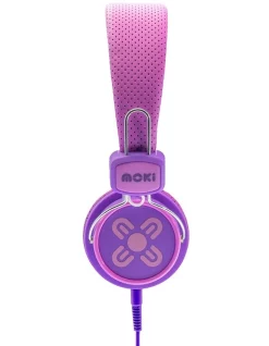 Coupon ❤️ Moki Kids Safe Pink/Purple Volume Limited Headphones ✔️ -Fitbit Shop unnamed file 1600