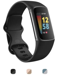 Promo 🎁 Fitbit Charge 5 Black/Graphite Stainless Stainless Steel ✔️