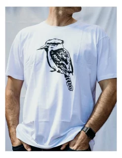 Flash Sale 🛒 High Tees Kookaburra T-Shirt In White 😉 -Fitbit Shop unnamed file 168