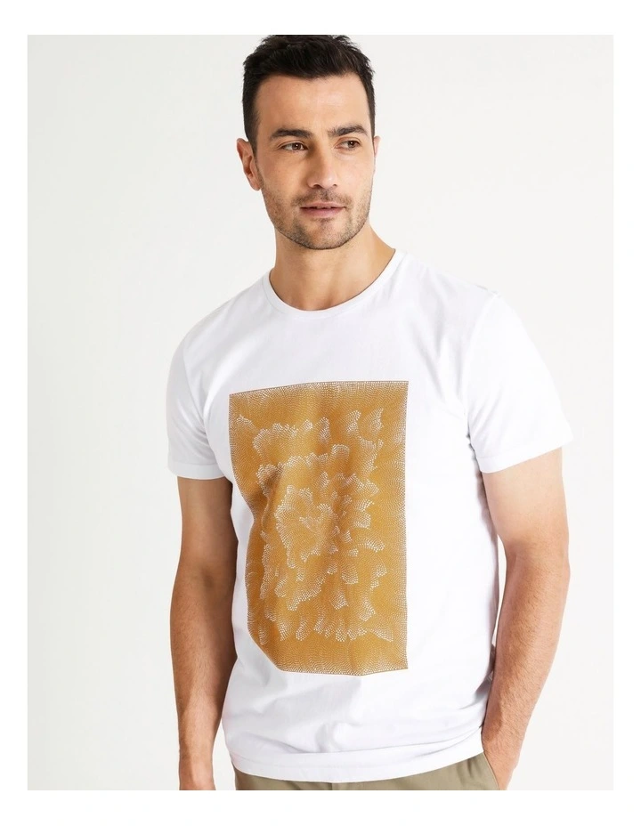 Buy ❤️ Yubu Napa Artists X Blaq Denise Johnson X Blaq Water Dreaming Placement Print Tee In White 🧨 1 Buy ❤️ Yubu Napa Artists X Blaq Denise Johnson X Blaq Water Dreaming Placement Print Tee In White 🧨