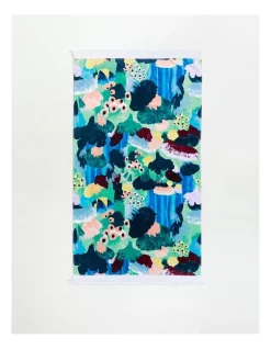 New π₯° Australian Marine Conservation Society Coral Bay Beach Towel In Multi π