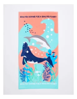 Buy 😀 Australian Marine Conservation Society Healthy Ocean Kids Beach Towel In Multi ✔️