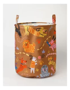 Cheap 🌟 Sophie Beer Playful Pets Laundry Basket 45x38cm In Brown 😀
