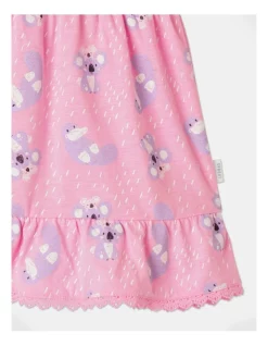 Flash Sale 🎁 Sprout Koala Frill Hem 👗 Dress In Pink 🔔 -Fitbit Shop unnamed file 279