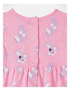 Flash Sale 🎁 Sprout Koala Frill Hem 👗 Dress In Pink 🔔 -Fitbit Shop unnamed file 281