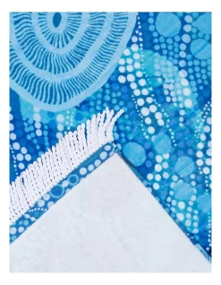 Best deal 🧨 Emma Stenhouse Reef Beach Towel In Blue 🥰 -Fitbit Shop unnamed file 3