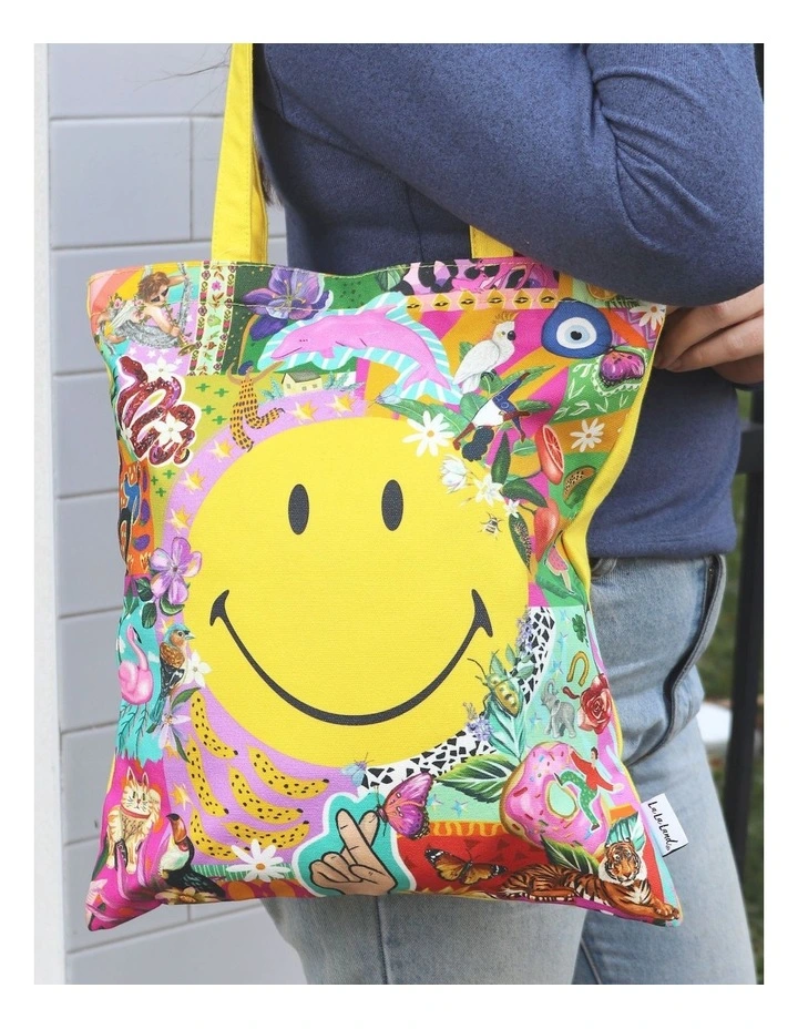 Best deal π La La Land Smiley Tote Bag π 2 Best deal π La La Land Smiley Tote Bag π - Image 2