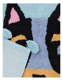 Hot Sale 👏 Sophie Beer Playful Pets Bath Mat In Blue 🎁 -Fitbit Shop unnamed file 392