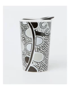 Outlet 👏 Emma Stenhouse My Way Lidded Travel Mug 270ml With Ceramic Lid In Black ⭐