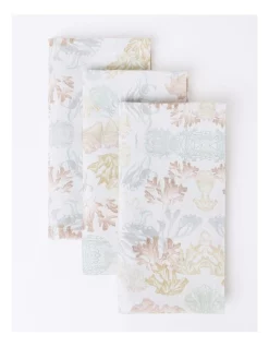 Outlet 🌟 Australian Marine Conservation Society Tea Towel Set Of 3 Sunshine Coast In Multi ✔️