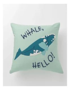 Discount π Australian Marine Conservation Society Marine Whale Hello 45 X 45 Cm Tufted Cushion π