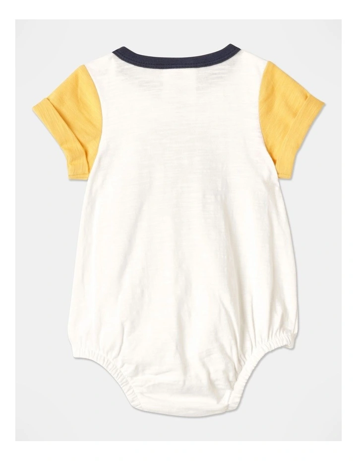 Discount π€© Jack & Milly Milo Oversized Bodysuit In Mustard/Cream π― 5 Discount π€© Jack & Milly Milo Oversized Bodysuit In Mustard/Cream π― - Image 5