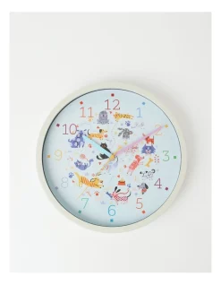 Promo π― Sophie Beer Playful Pets Wall Clock 30cm π