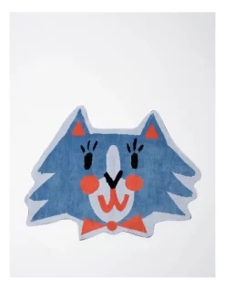 Best reviews of π Sophie Beer Playful Pets Meow Rug 102x130cm In Blue π₯