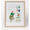 Cheap 👏 Sophie Beer Little Explorers BRAVE Wall Art A2 45x35cm ✔️
