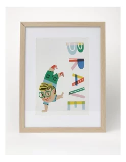 Cheap 👏 Sophie Beer Little Explorers BRAVE Wall Art A2 45x35cm ✔️