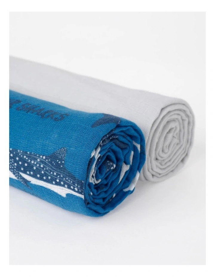 Hot Sale π Australian Marine Conservation Society AMCS X Art Series Save Our Shark Swaddle Pack In Assorted π₯ 2 Hot Sale π Australian Marine Conservation Society AMCS X Art Series Save Our Shark Swaddle Pack In Assorted π₯ - Image 2