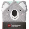 Outlet ⌛ Weegoamigo Colourplay Koala Hooded Towel Grey 👍