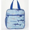 Discount ❤️ Australian Marine Conservation Society Save Our Sharks Kids Lunch Bag 27x25x12cm In Blue 🧨