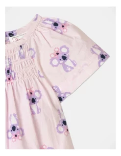 Promo 🧨 Sprout Koala Shirred Romper In Light Pink 🔥 -Fitbit Shop unnamed file 906
