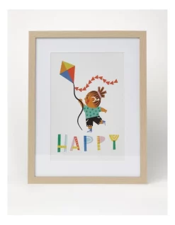 Outlet 🥰 Sophie Beer Little Explorers Happy Wall Art A2 45x35cm ✨