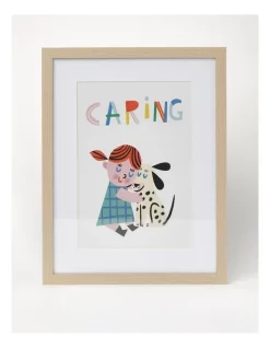 Discount β¨ Sophie Beer Little Explorers CARING Wall Art A2 45x35cm π§¨