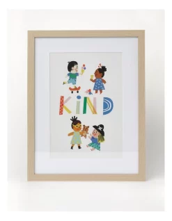 Best Sale π Sophie Beer Little Explorers KIND Wall Art A2 45x35cm β¨