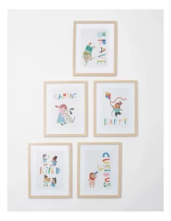 Best Sale 👍 Sophie Beer Little Explorers KIND Wall Art A2 45x35cm ✨ -Fitbit Shop unnamed file 947