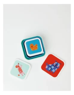 Brand new ❤️ Sophie Beer Playful Pets Nested Snack Containers Set Of 3 🔥 -Fitbit Shop unnamed file 974