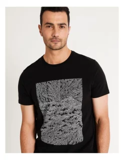 Best reviews of π Yubu Napa Artists X Blaq Kerry Madawyn McCarthy X Blaq CollectIng Seaweed Placement Print Tee In Black π